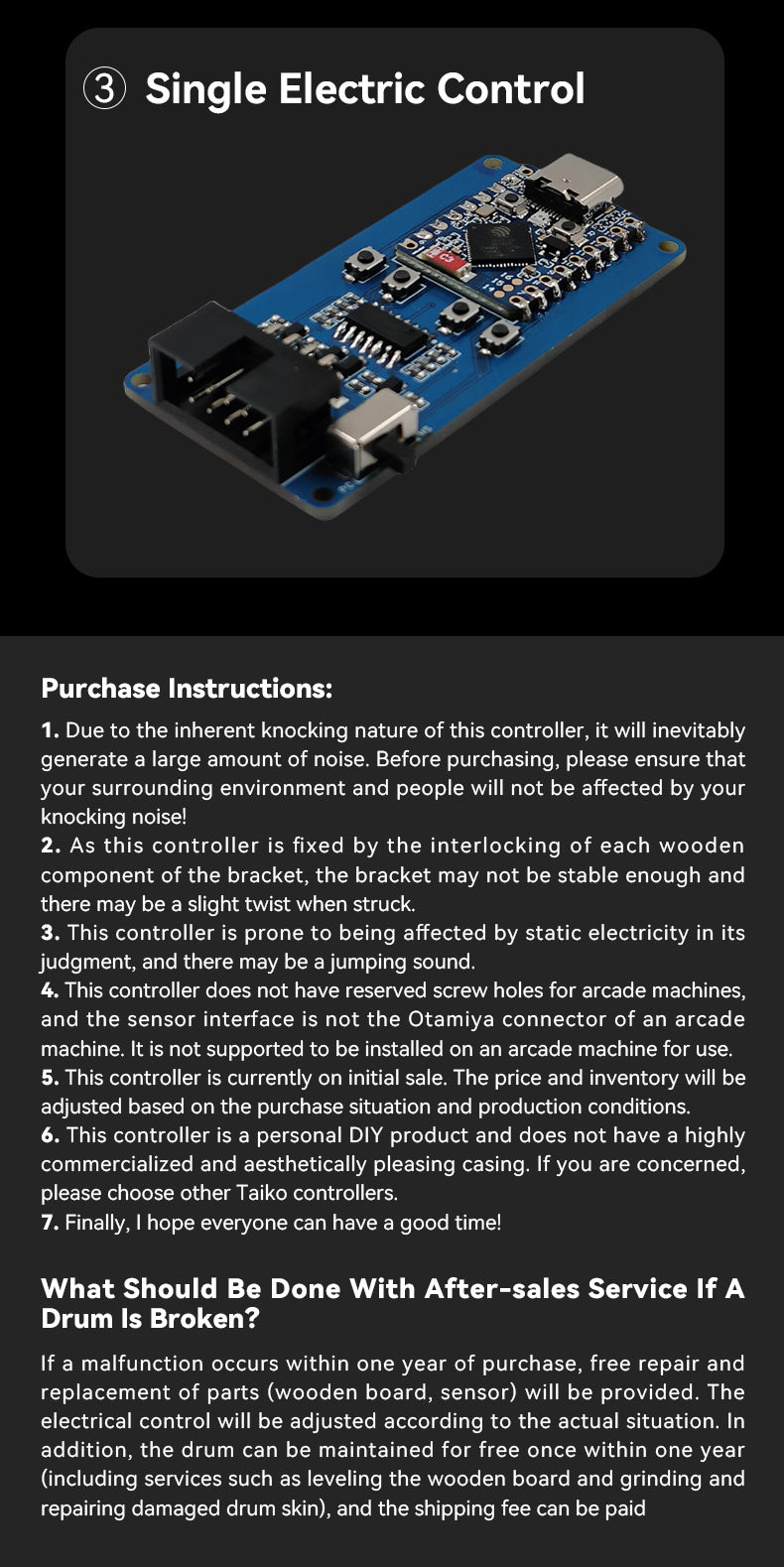 Taiko no Tatsujin controller is a home Taiko controller suitable for Switch PC arcade specifications