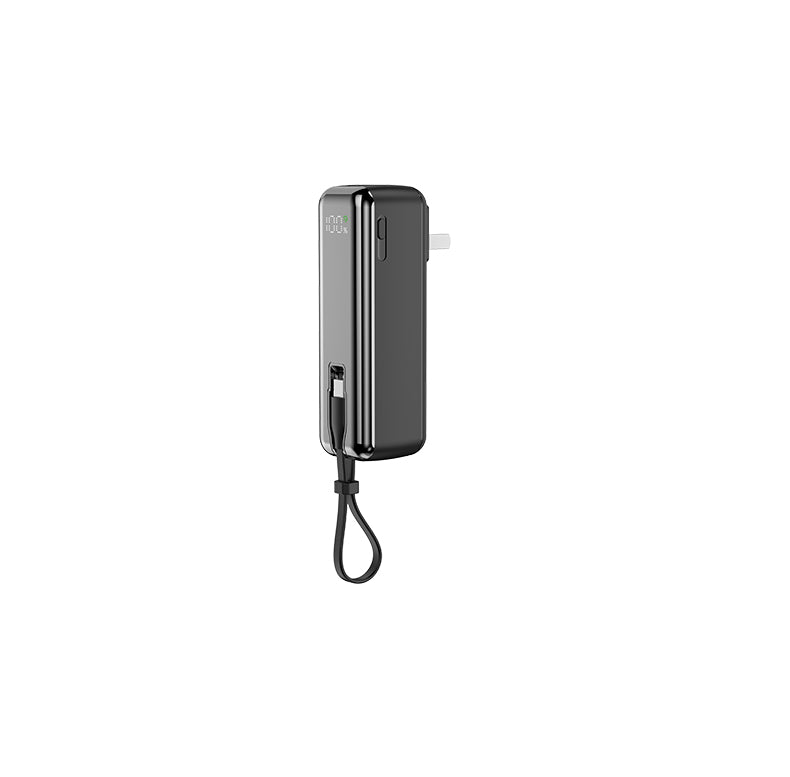 With its own line 5000 mAh AC plug 22.5W fast charging multicolor optional Power Bank