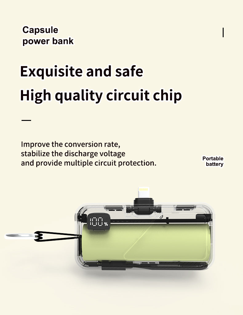 5000 mAh 3C Certified PD 20W Super Fast Charging Mobile Power Bank