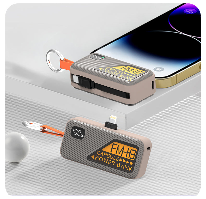 5000 mAh 3C Certified PD 20W Super Fast Charging Mobile Power Bank