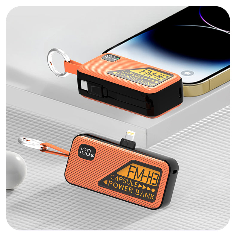 5000 mAh 3C Certified PD 20W Super Fast Charging Mobile Power Bank