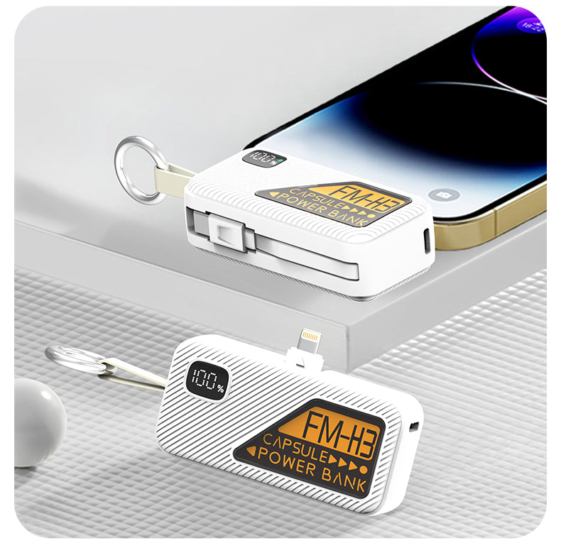 5000 mAh 3C Certified PD 20W Super Fast Charging Mobile Power Bank
