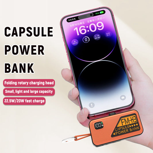 5000 mAh 3C Certified PD 20W Super Fast Charging Mobile Power Bank